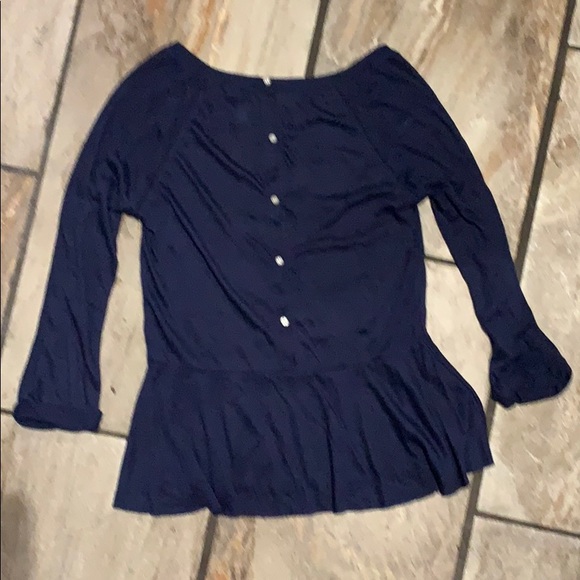 Aerie Peplum Blouse - Picture 2 of 7